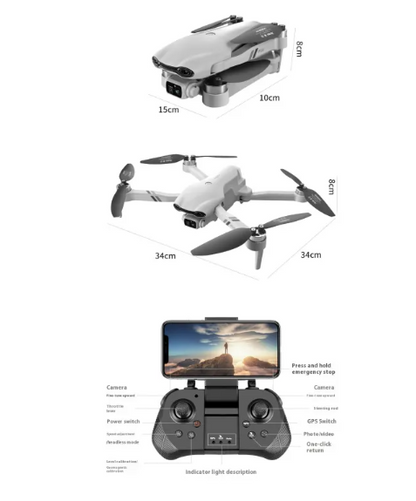F10 Folding GPS Drone