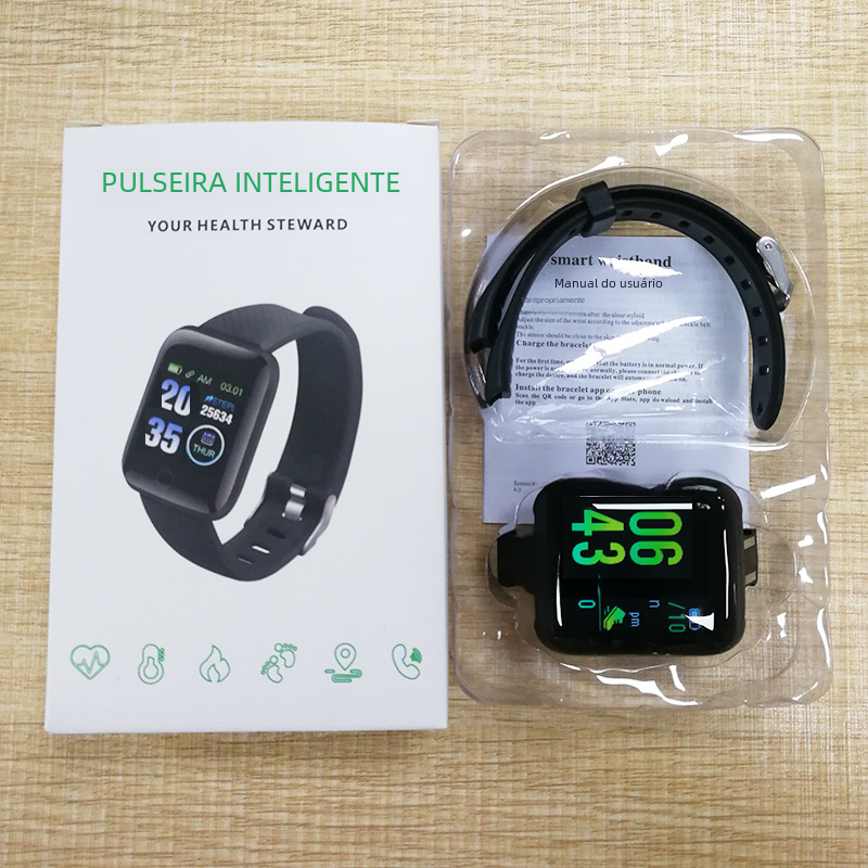 116Plus Color Touch Fitness Tracker